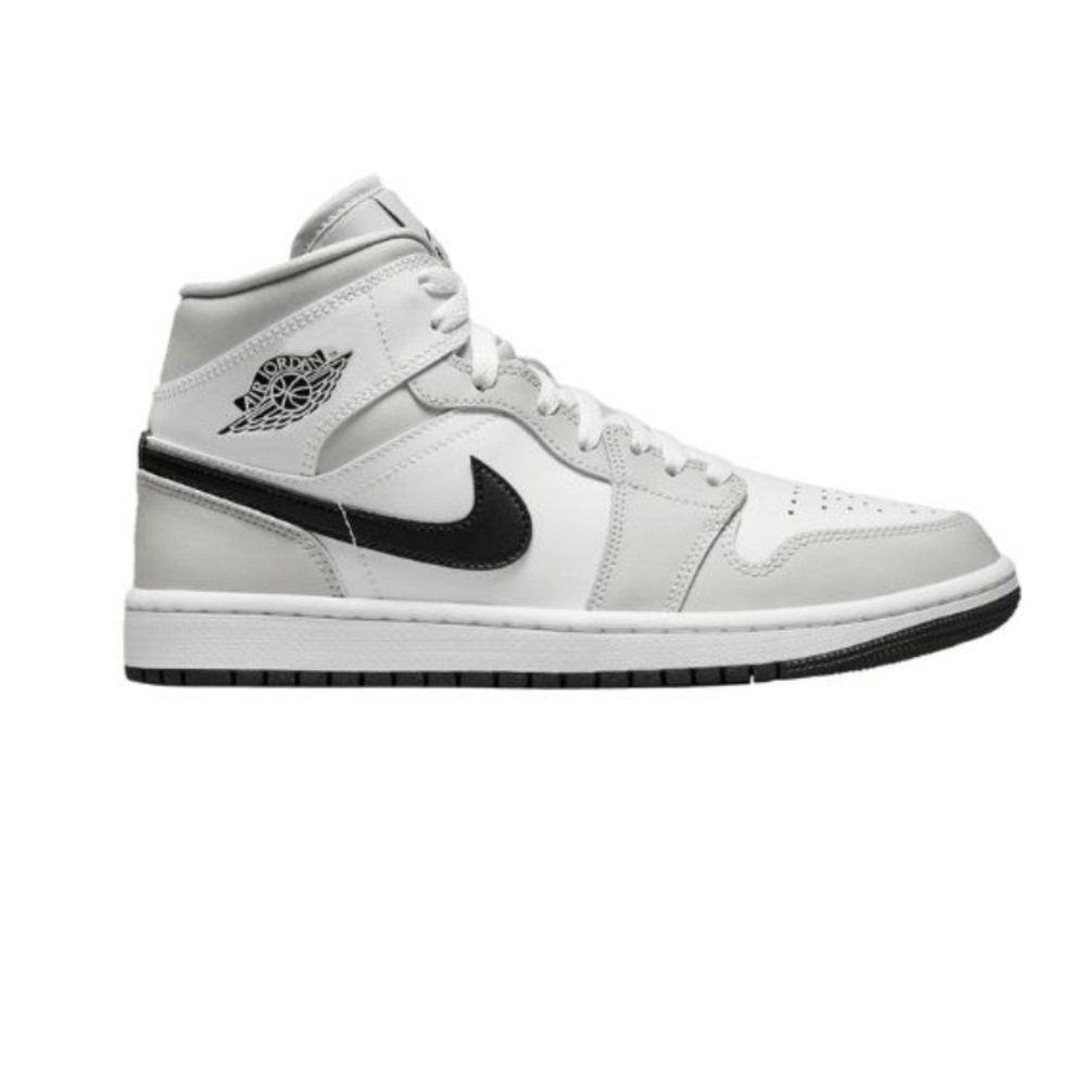 NEW Air Jordan 1 Mid 'Grey Fog'